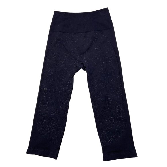 Lululemon Free To Flow Crop Legging 4 Midnight Navy - Picture 11 of 12